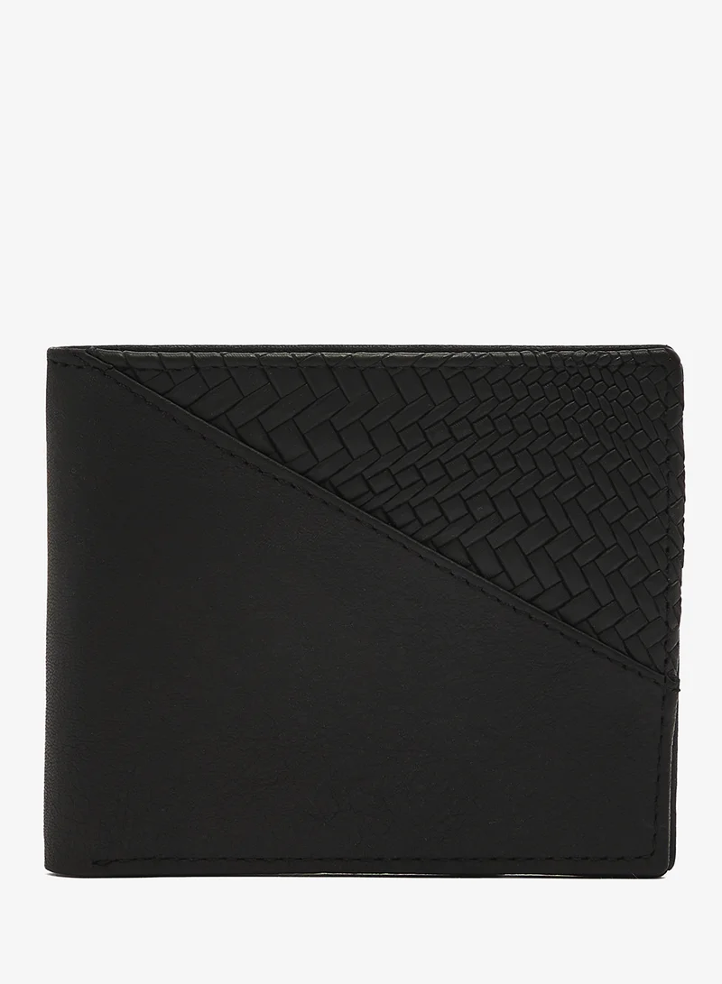 روبرت وود محفظة جلد طبيعي ثنائية الطي